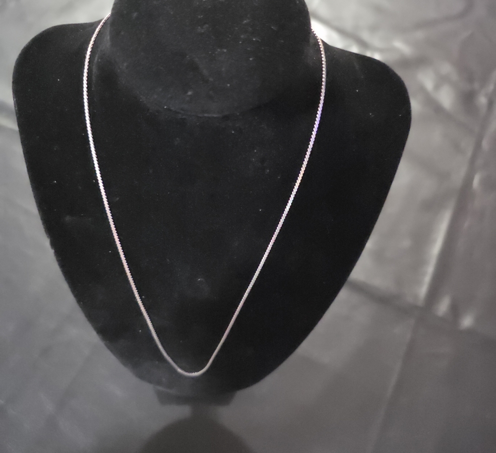 Classic Silver Box Chain Necklace - Women Jewelry